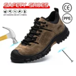 ⁦EOCENE Men’s Safety Work Steel Toe Anti-Smash Anti-Puncture Work Shoes – אוקסין נעלי עבודה⁩ – תמונה ⁦4⁩