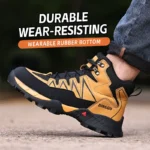 ⁦EOCENE Industrial Safety Boots Oil Resistant Steel Toe – אוקסין נעלי בטיחות מגף עבודה⁩ – תמונה ⁦2⁩