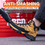 ⁦EOCENE Industrial Safety Boots Oil Resistant Steel Toe – אוקסין נעלי בטיחות מגף עבודה⁩ – תמונה ⁦3⁩